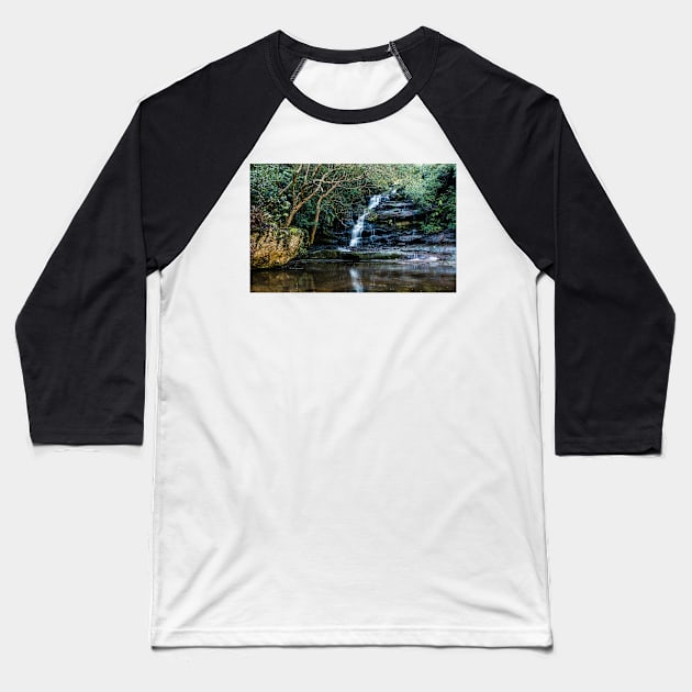Somersby Falls in August Baseball T-Shirt by jldunbar